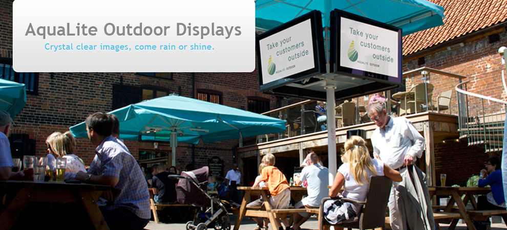 Outdoor TV Advertising Displays
