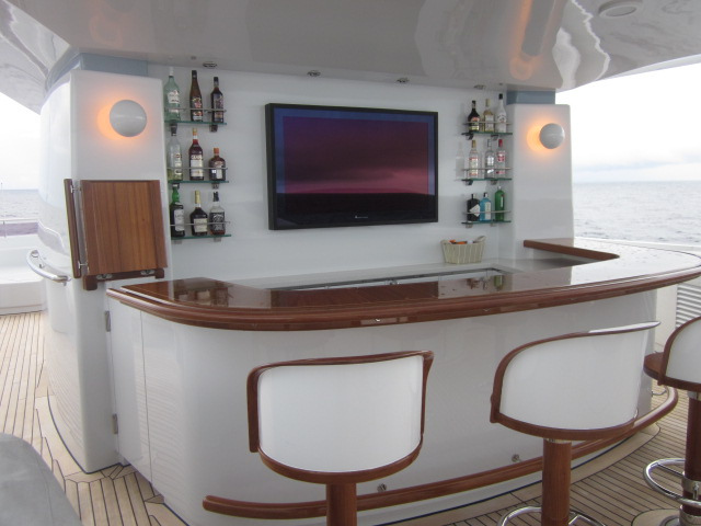 Super Yacht Outdoor TV Installation